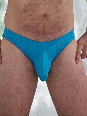 Men's Stretch Low-Rise Briefs in Blue